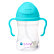 b.box Hrneček s brčkem 240 ml - aqua