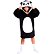 Cozy Noxxiez CH326 Panda - hřejivá televizní mikinová deka s kapucí pro děti 7 - 12 let