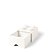LEGO Úložný box 4 s šuplíkem - bílá