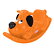 Little Tikes Houpací pejsek – oranžový