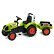 FALK Šlapací traktor Claas Arion 430 s vozíkem