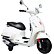 BUDDY TOYS BEC 6030 Vespa GTS elektrická motorka bílá