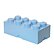 LEGO Úložný box 8 světle modrý