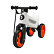 FUNNY WHEELS Odrážedlo Rider SuperSport bílé/oranž. 2v1 s popruhem
