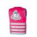WOWOW Dětská reflexní vesta - Crazy Monster Jacket Pink M