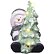 RETLUX Sněhulák se stromkem 14 cm 6 LED