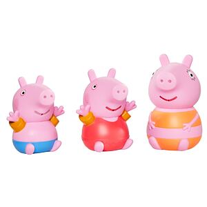 Toomies Prasátko Peppa Pig, maminka a Tom Stříkající hračky do vody