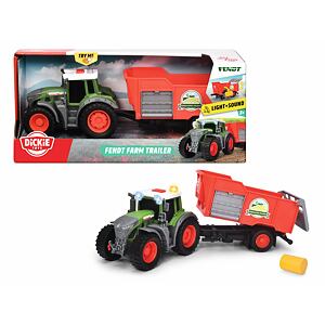 Dickie Traktor Fendt s přívěsem 26cm