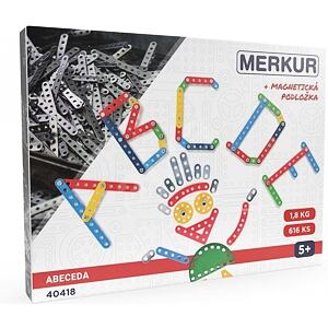 Merkur Abeceda s magnetickou podložkou, 616 dílů