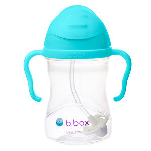 b.box Hrneček s brčkem 240 ml - aqua