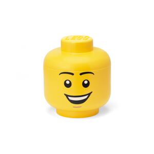 LEGO Úložná hlava (velikost L) - šťastný chlapec