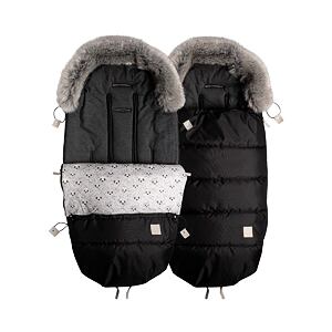 Beztroska Fusak s kožešinou 100 cm černý