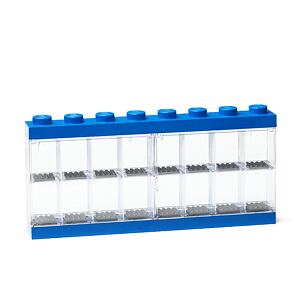 LEGO Sběratelská skříňka na 16 minifigurek modrá