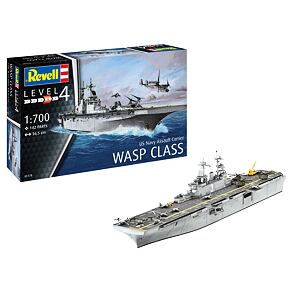 Revell ModelSet loď 65178 - Assault Carrier USS WASP CLASS (1:700)