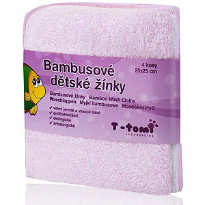 T-TOMI Koupací žíňky, 4 kusy, růžová