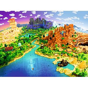 Ravensburger Minecraft: Svět Minecraftu Puzzle 1500 dílků