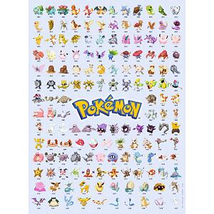 Ravensburger Prvních 151 Pokémonů 500 dílků
