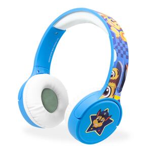 MoMi Tlapková patrola Bluetooth sluchátka, modrá