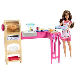 Mattel Barbie PANENKA TERESA A KUCHYŇKA HERNÍ SET