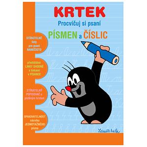 Akim Stíratelný sešit "Procvičuj si písmena a číslice" + stíratelný popisovač - Krtek 2