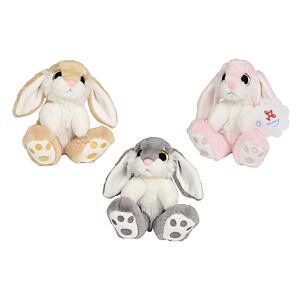 Nicotoy Králíček plyšový sedící 17 cm, 3 druhy