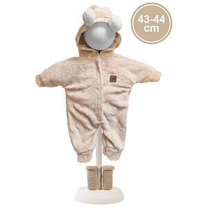 Llorens M844-03 Obleček pro panenku miminko NEW BORN velikosti 43–44 cm