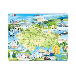 Dino Česká republika památky EDU Puzzle 78 dílků