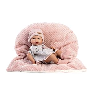 Guca 853 New BORN HOLČIČKA  - realistická panenka miminko s celovinylovým tělem - 38 cm