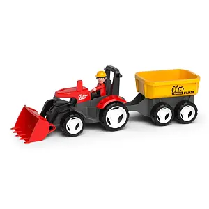 Efko Igráček ECO MultiGO Červený traktor Zetor s radlicí, vlek, Igráček