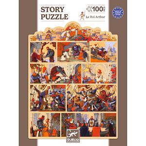DJECO Story puzzle Král Artuš 100 dílků