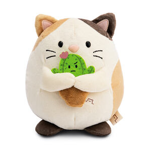 NICI MyMochi Kočička Angy plyš 16cm s kaktusem v dárkovém balení