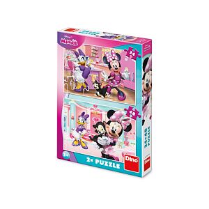 Dino Minnie a Figaro Puzzle 24+48 dílků