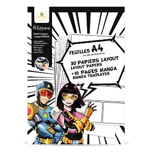 Sycomore Artissimo Layout papíry A4 + textury - Manga