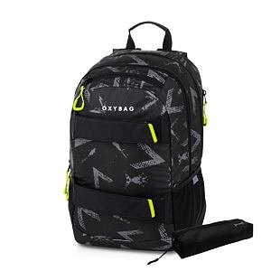Oxybag Studentský batoh + etue OXY SPORT Abstract