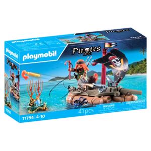 Playmobil Pirátský vor s pokladem