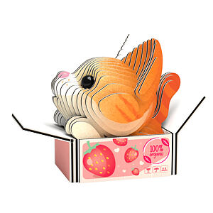 EUGY Kočka Pumpkin 3D kartonová skládačka