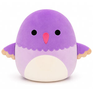 SQUISHMALLOWS Fialový kolibřík - Charmaine, 30 cm