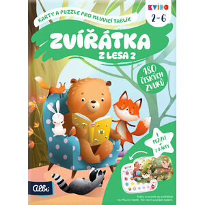 Albi Kvído - Lesní zvířatka 2 - karty a puzzle 2 pro mluvicí tablík 2