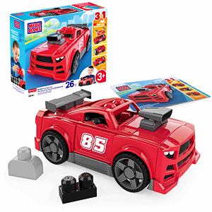 Fisher Price Mega Bloks Stavebnice závodní auto 3 v 1