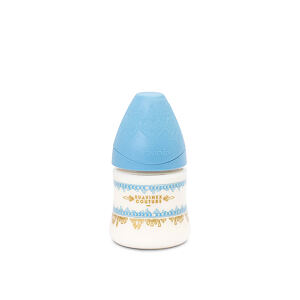 Suavinex PREMIUM LÁHEV 150 ml SILIKON - SVĚTLE MODRÁ