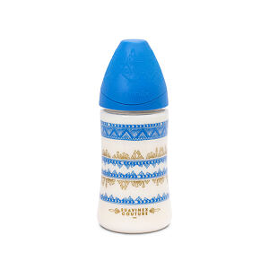 Suavinex PREMIUM LÁHEV 270 ml SILIKON - TMAVĚ MODRÁ