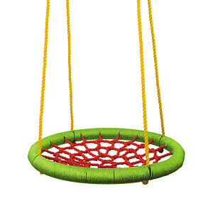 Woody Houpací kruh s průměrem 83cm, zelenočervený