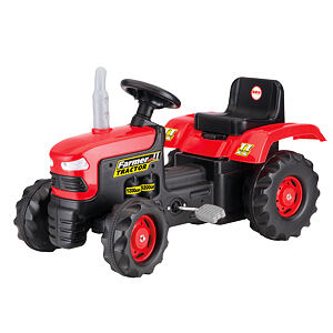 DOLU Velký šlapací traktor červený