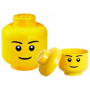 LEGO Úložná hlava (velikost L) - chlapec