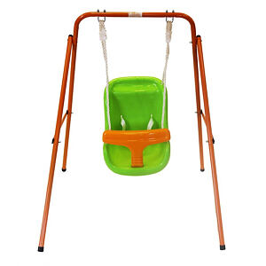 PARADISO TOYS Závěsná houpačka na kovovém rámu