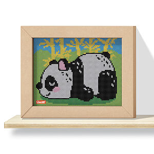 Quercetti Pixel Art 4 Kawaii Panda – mozaika z kolíčků