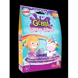 Simba Glibbi Glitter Slime Sliz, fialový třpytivý
