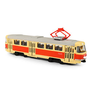Rappa Tramvaj hlásí zastávky česky s funkčními dveřmi, 28 cm