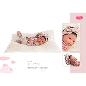 Antonio Juan 5036 PIPA - realistická panenka miminko s celovinylovým tělem - 42 cm