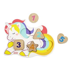 Little Tikes Wooden Critters Dřevěné puzzle s čísly, 3 druhy